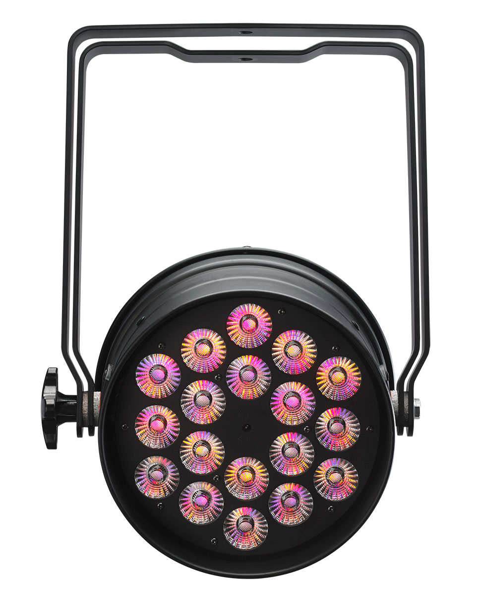 Contest - Projecteur PAR64 à 18 LEDs cinq couleurs 10 W - irLED64-18x10FIVEsb