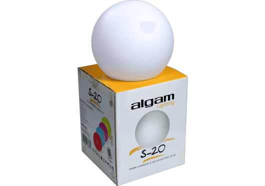 Algam Lighting S-20 Sphère de décoration lumineuse - 20 cm