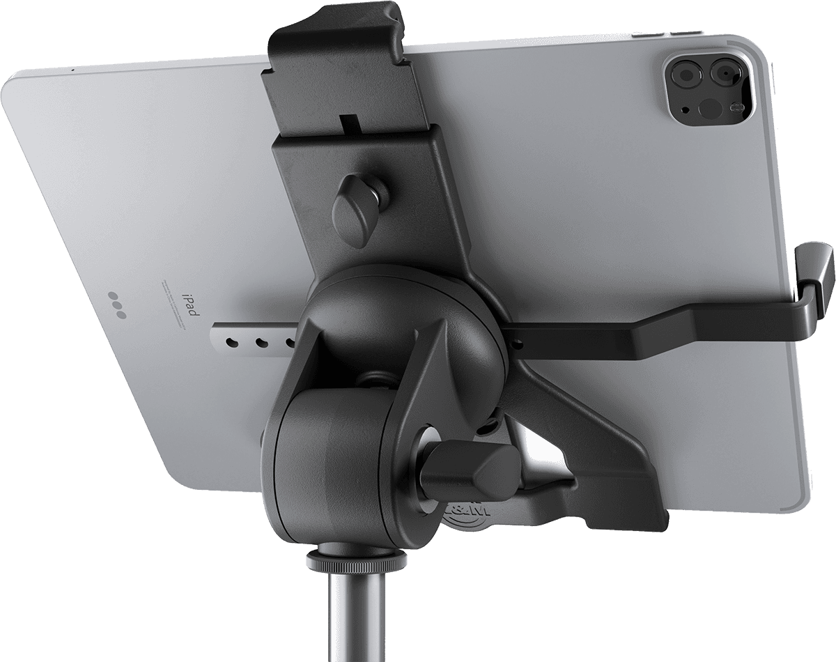 K&M - TKM 19744 Plastique Biosourcé - Fixation par vissage (3/8 ou 5/8) pour tablette