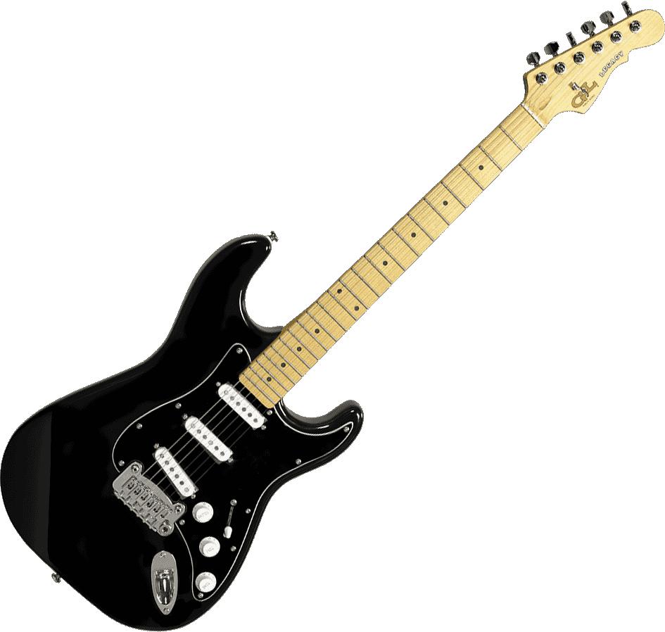 G&L TLEG-BLK-M Standard - Tribute Legacy Gloss Black touche érable