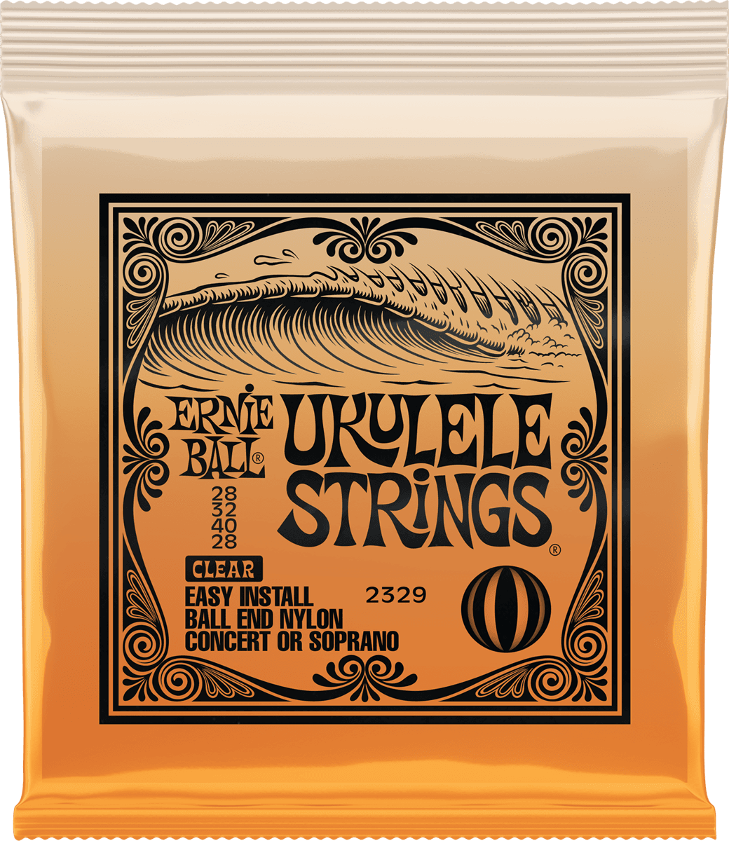 Ukulélé ERNIE BALL - Nylon à boule 28-32-40-28