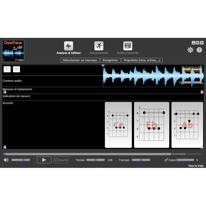 LOGICIEL IPE MUSIC CHORD TRACER