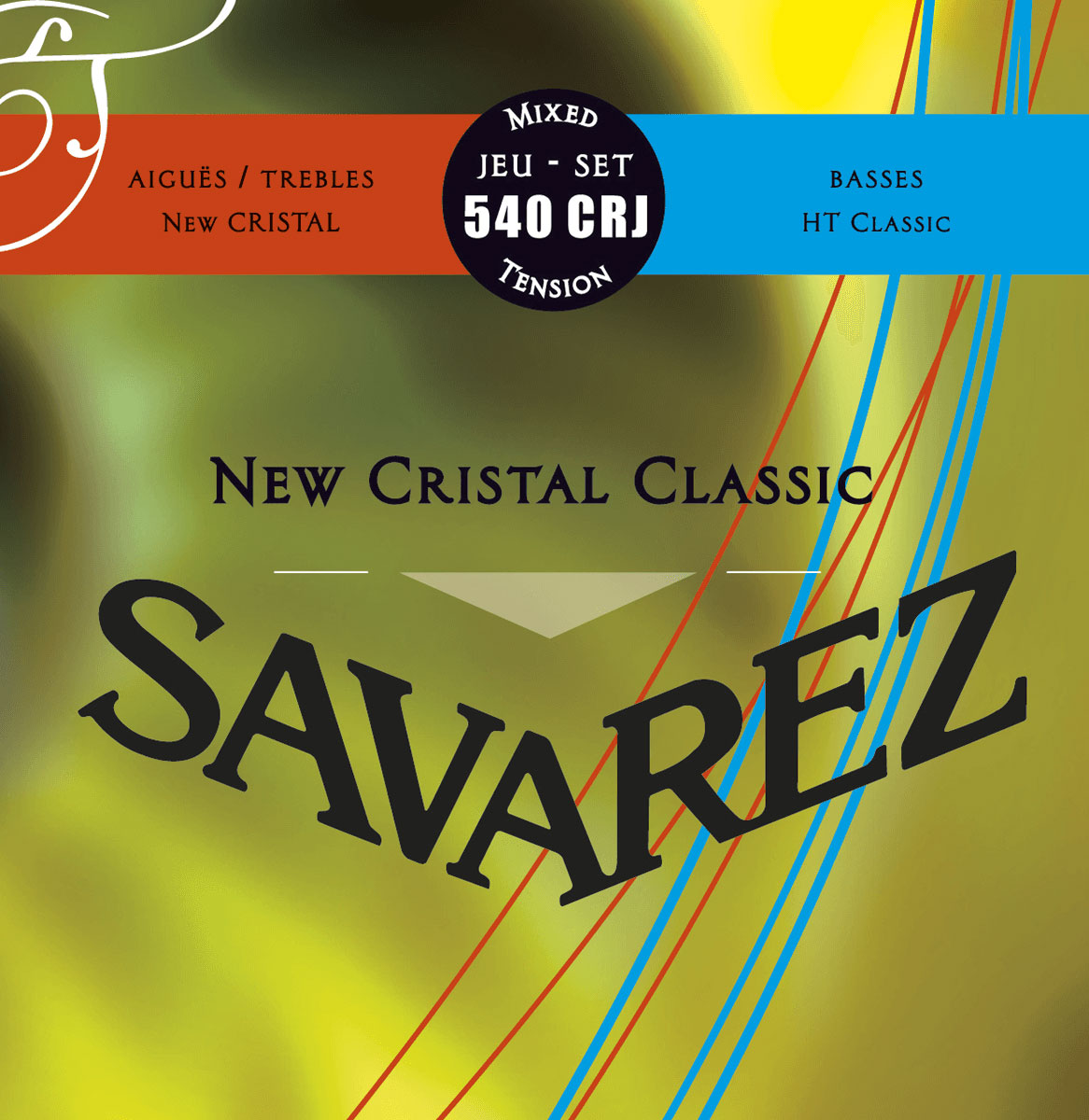 CORDES SAVAREZ CRISTAL CLASSIC ROUGE BLEU