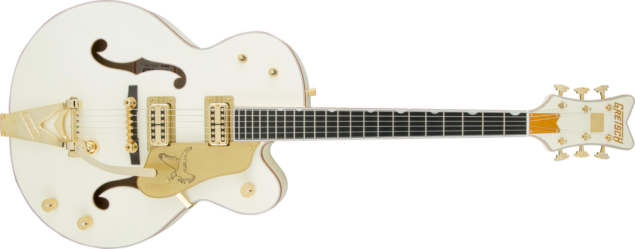 G6136T-59 Gretsch Vintage Select Edition \'59 White Falcon Hollow Body with Bigsby