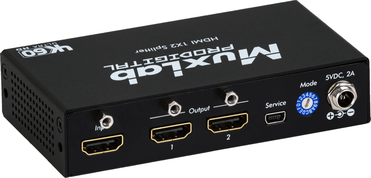 MUXLAB - IMU 500425 - Distributeur 1x2 HDMI, 4K/60