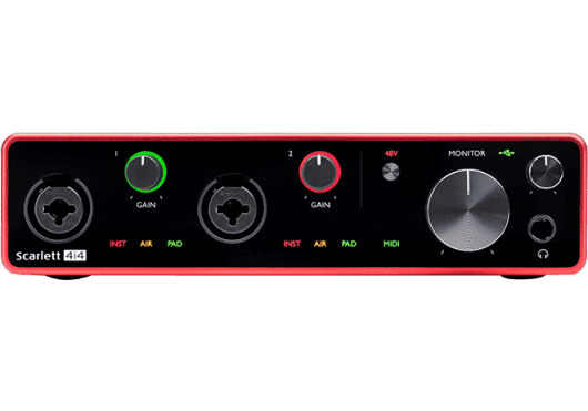 Interface Audio Focusrite - RFO SCARLETT3-4I4 Scarlett G3 - 4 in/4 out USB-C