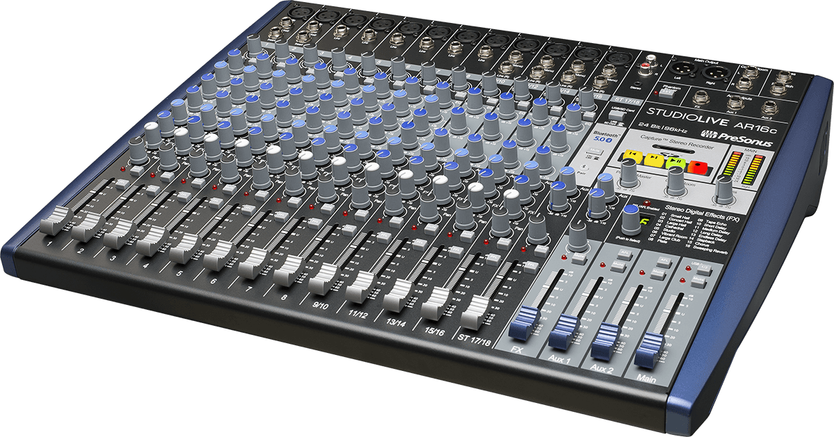 PreSonus - Table de mixage SLMAR16C - 18 entrées - USB-C