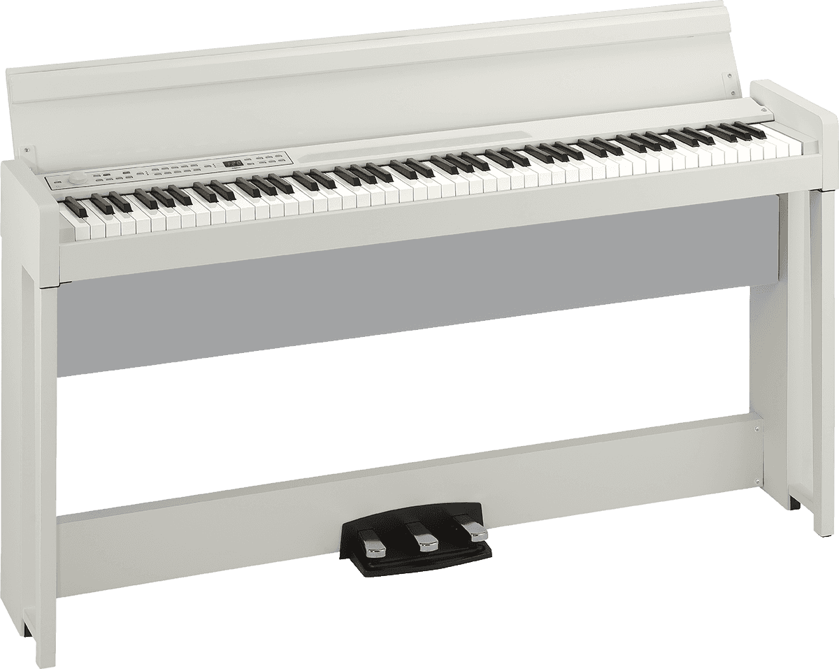 KORG - C1-BK 88 notes, blanc avec stand