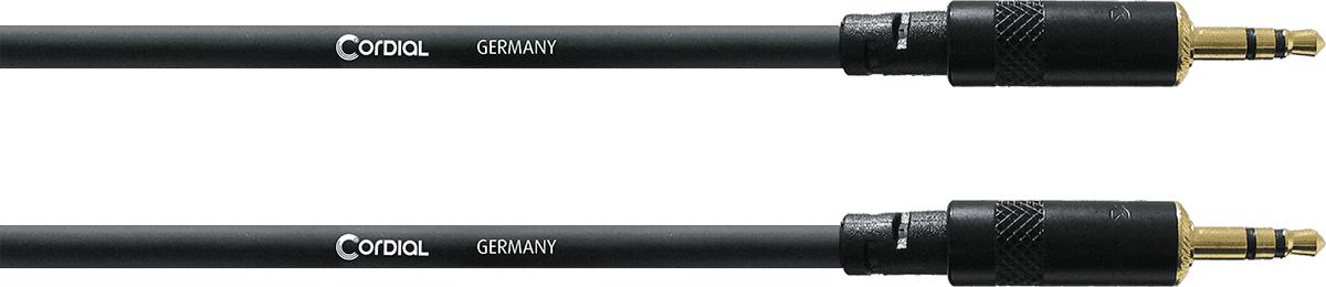 CORDIAL - CFS0.9WW Mini-Jack - Mini-jack st&eacute;r&eacute;o m./m. - 0.90m