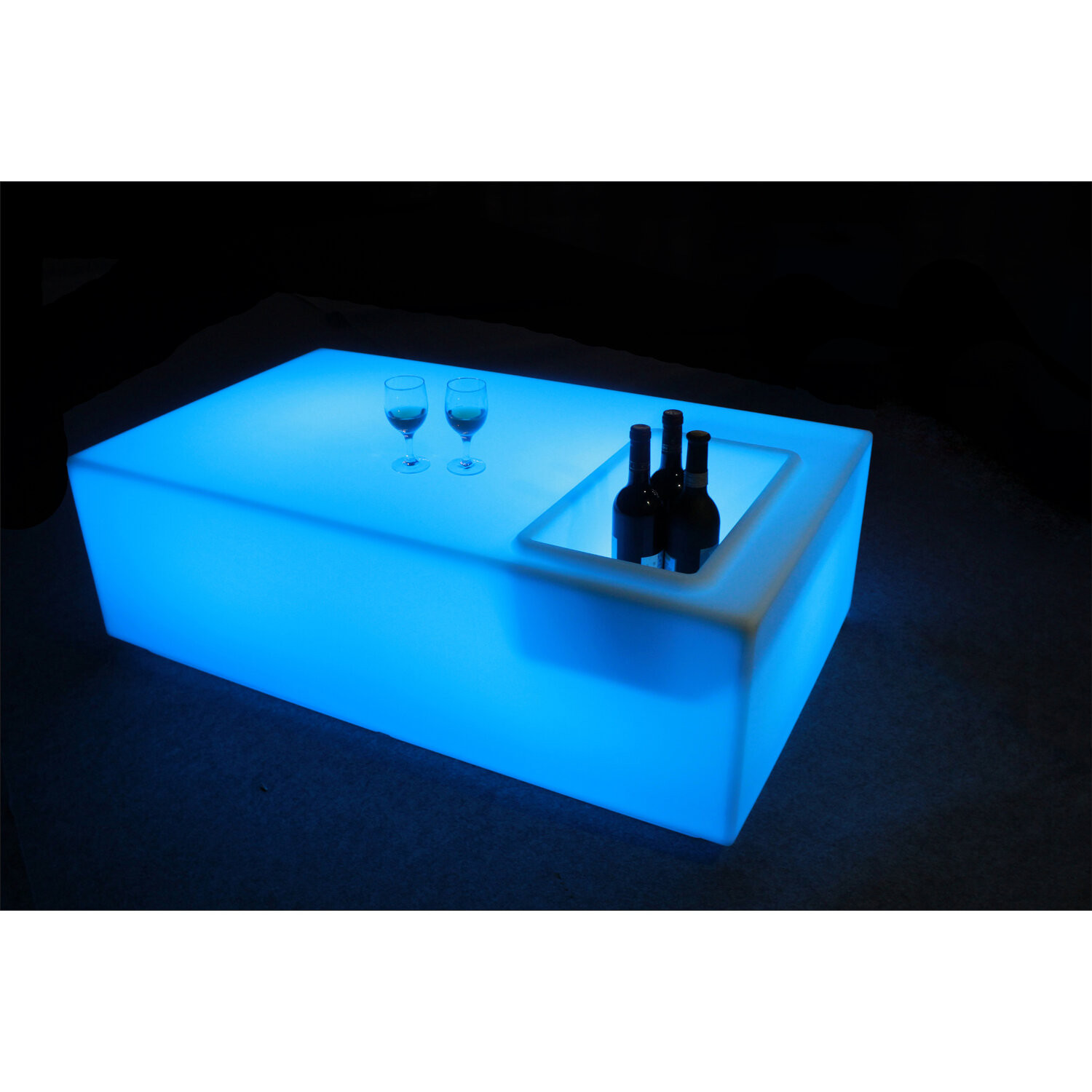 TABLE BASSE LUMINEUSE 120x70x40cm - AFX LIGHTING