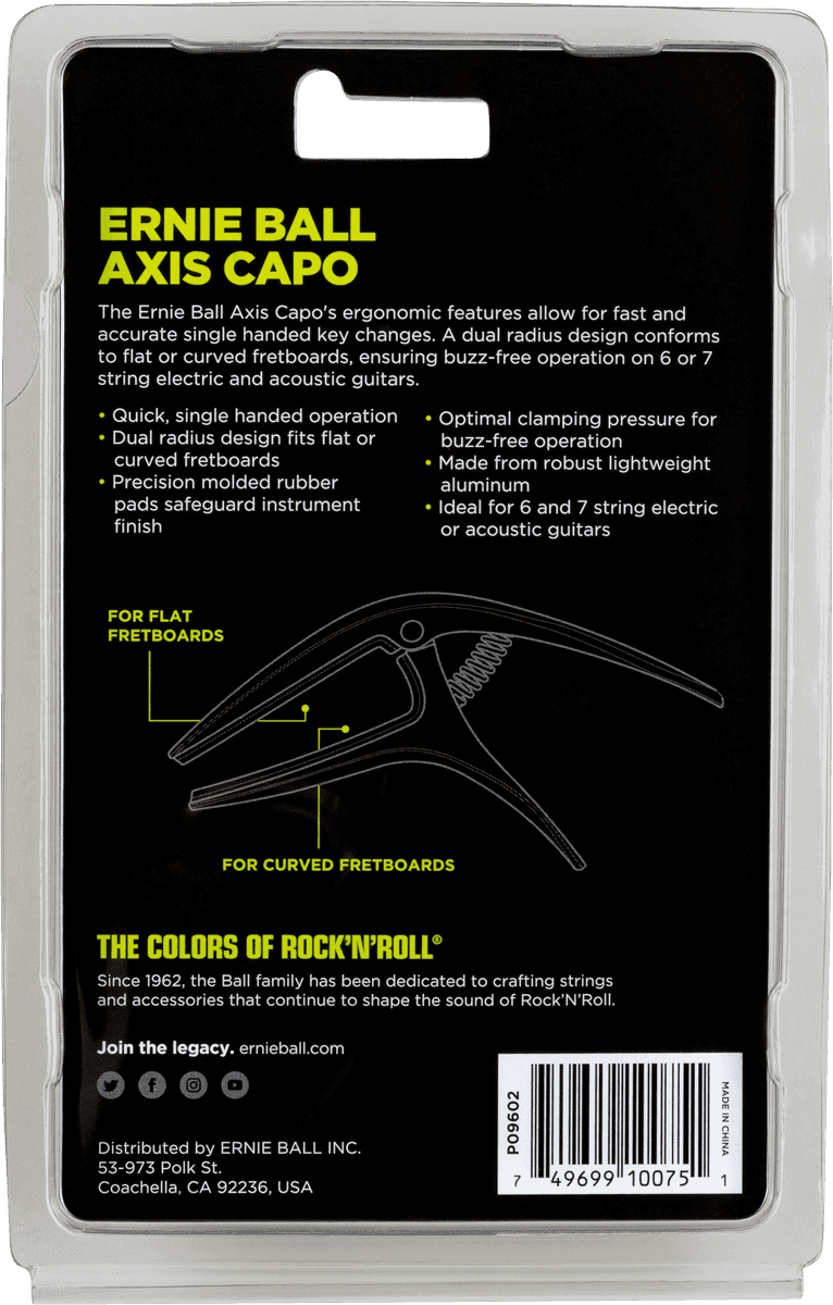 CAPODASTRE ERNIE BALL AXIS BRONZE