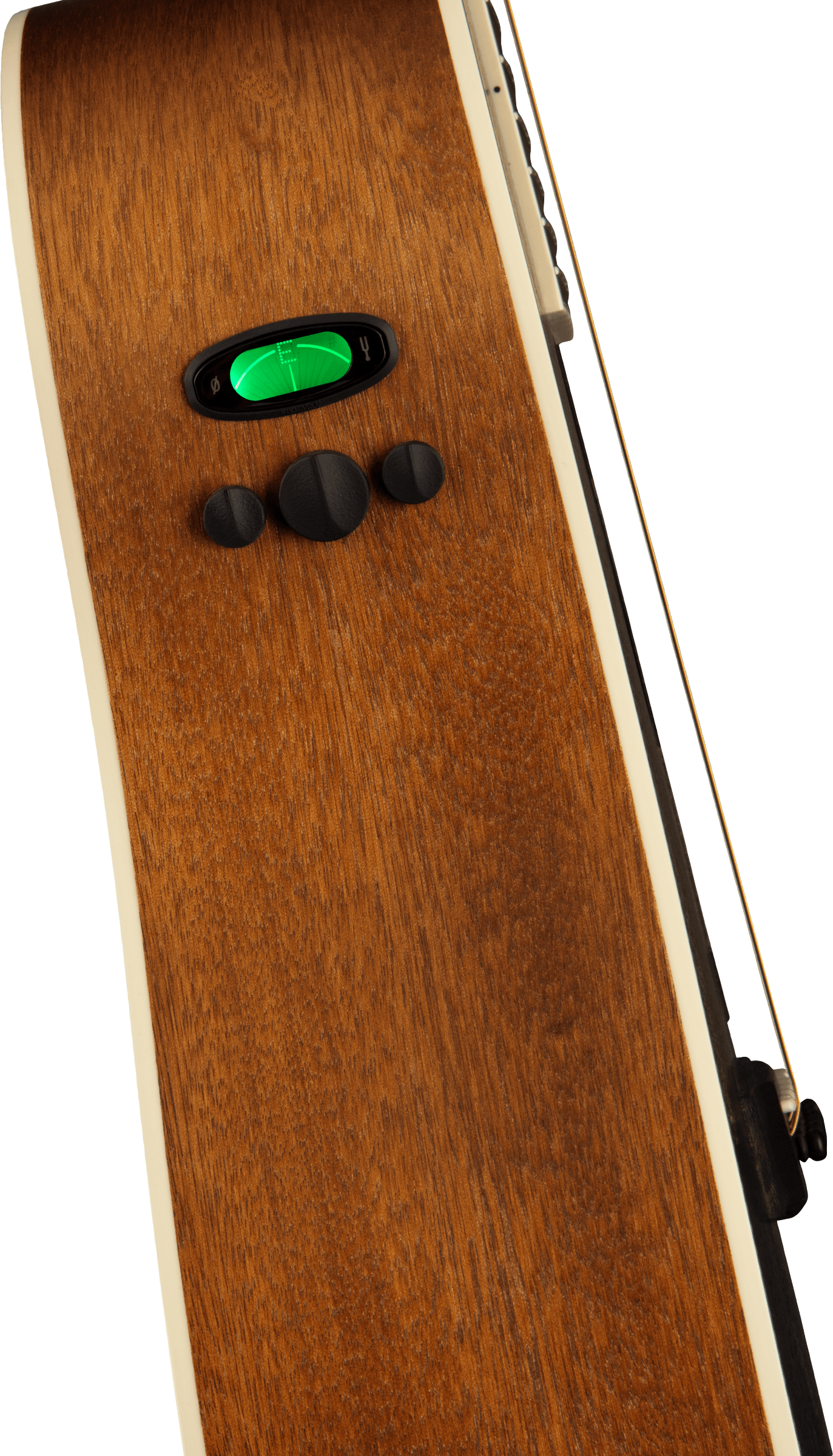Fender folk FSR PM-1E Standard Dreadnought, Open Pore Mahogany, Ovangkol Fingerboard, Black Top avec étui