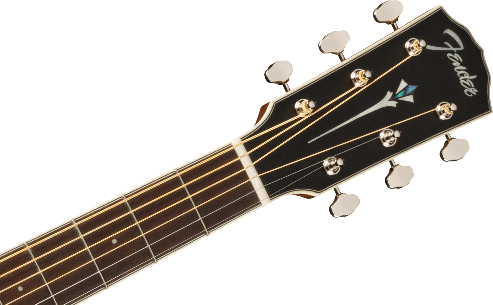 Fender folk FSR PM-1E Standard Dreadnought, Open Pore Mahogany, Ovangkol Fingerboard, Black Top avec étui