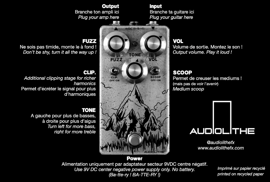 Audiolithe La Montagne - Fuzz