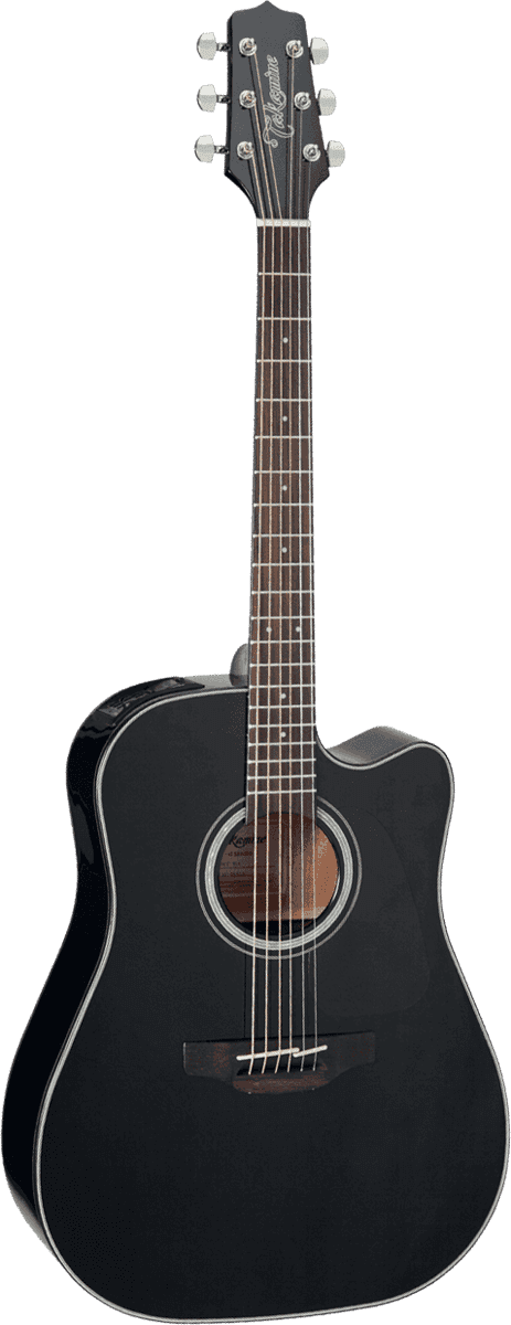 TAKAMINE - GD30CEBLK 30 - Dreadnought Cutaway Electro Noire