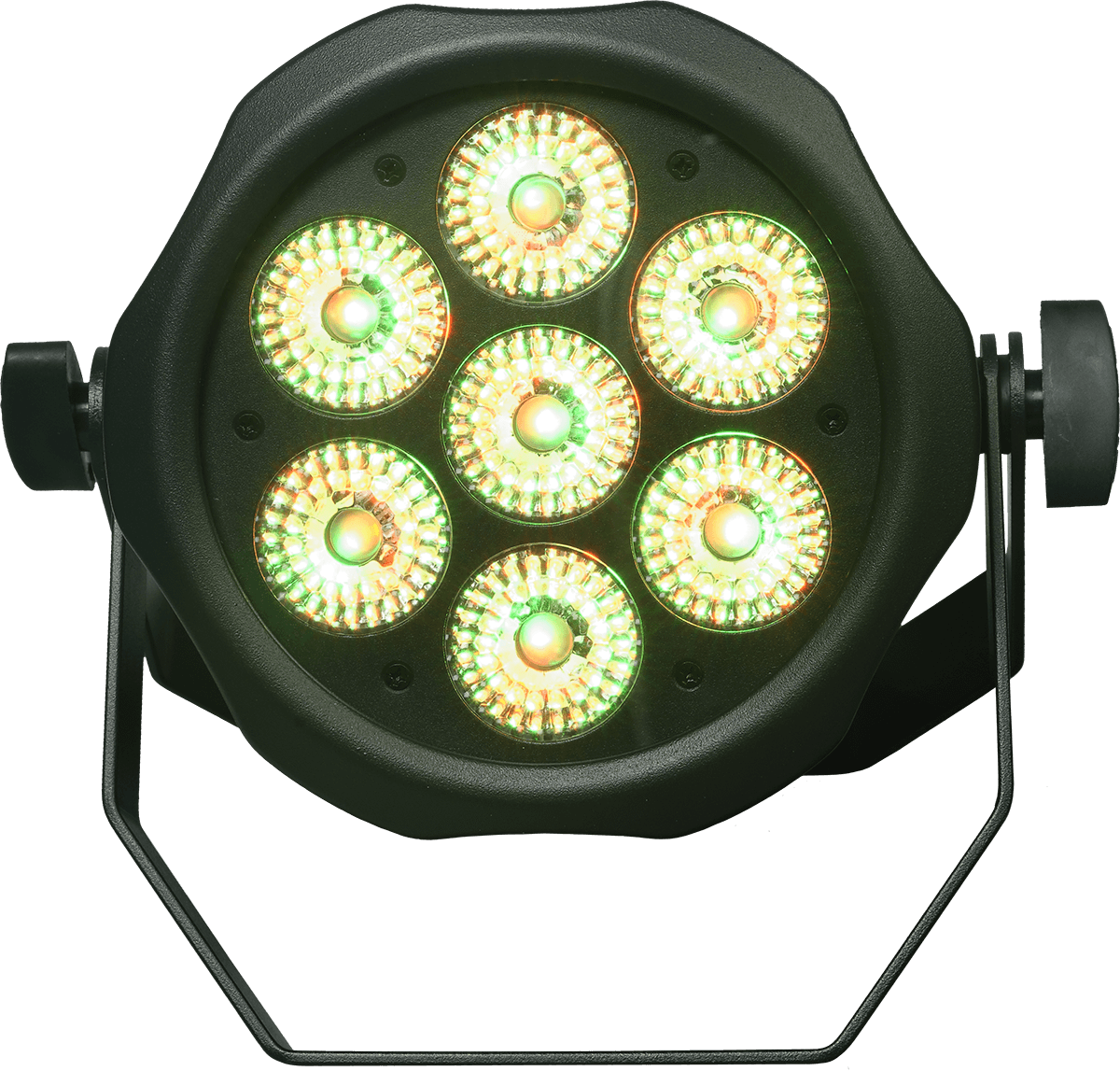 ALGAM LIGHTING - HEX - Projecteur à LED 7 x 12W RGBWAU IP65