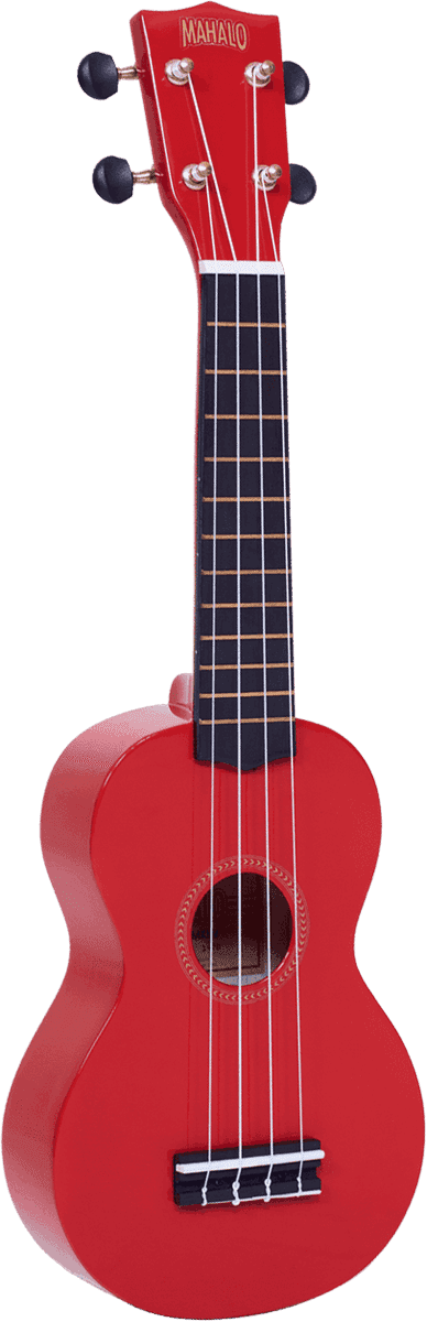 UKULELE MAHALO UKU SOP RAINBOW ROUGE + HOUSSE