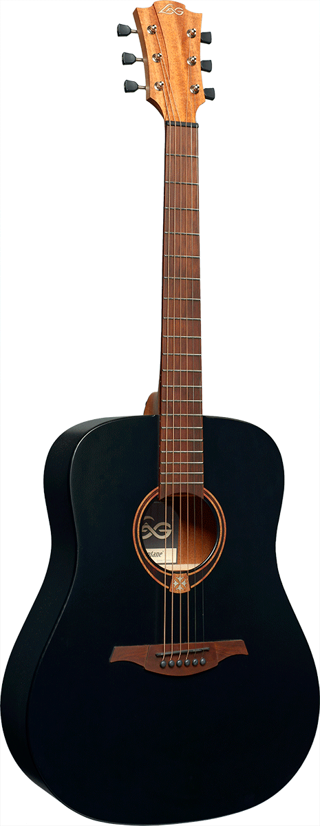 LAG T70D Dreadnought Black Satin