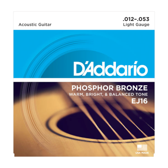 CORDES D\'ADDARIO \'3 JEUX P/BRONZE LIGHT 12-53