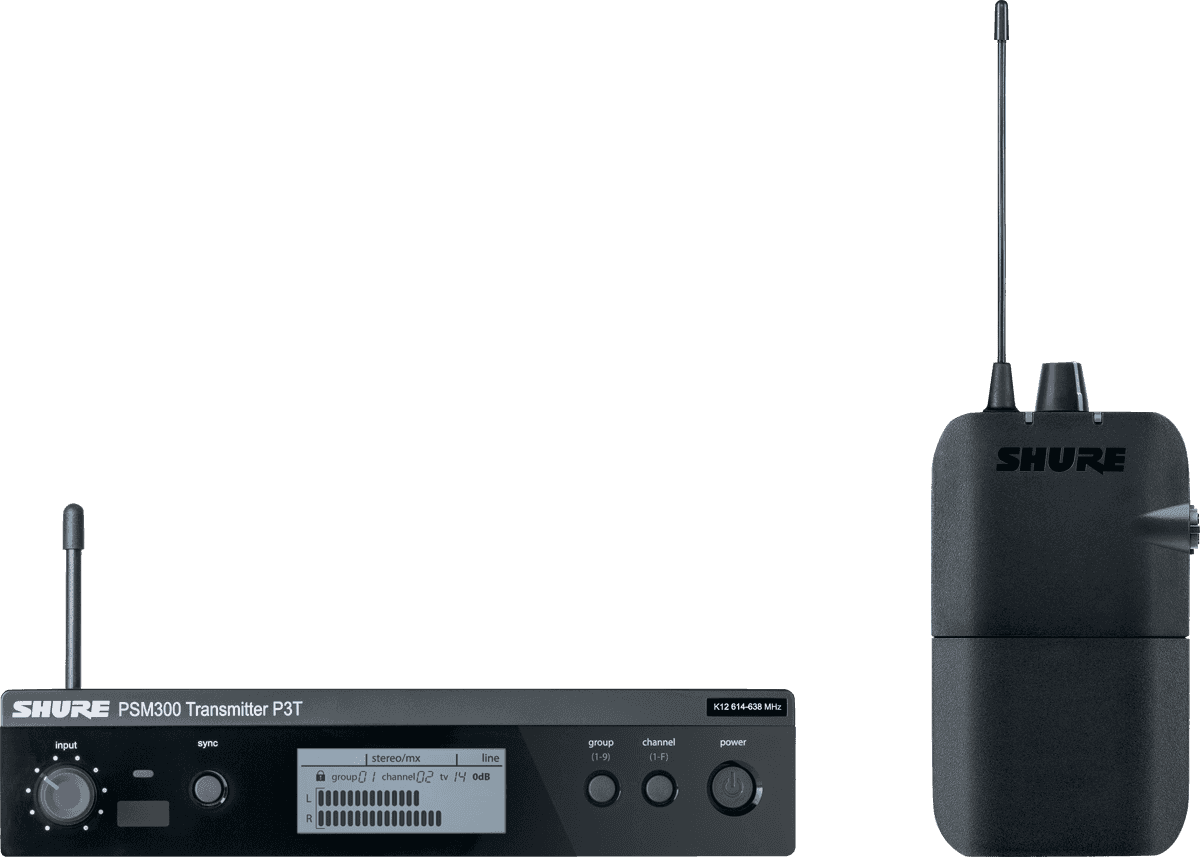 SHURE PSM300 P3TER-K3E