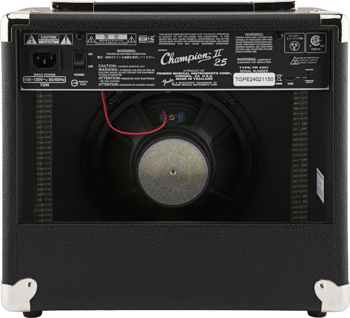Ampli guitare Fender CHAMPION II 25 W