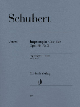 Partitions Piano Impromptu op. 90 D 899 N° 3 en sol b M Auteur SCHUBERT Franz (1797-1828)