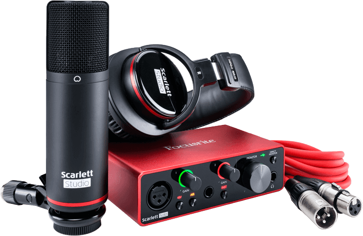 Pack INTERFACE FOCUSRITE Scarlett G3 - 2 in/2 out USB-C - micro, casque & accessoires