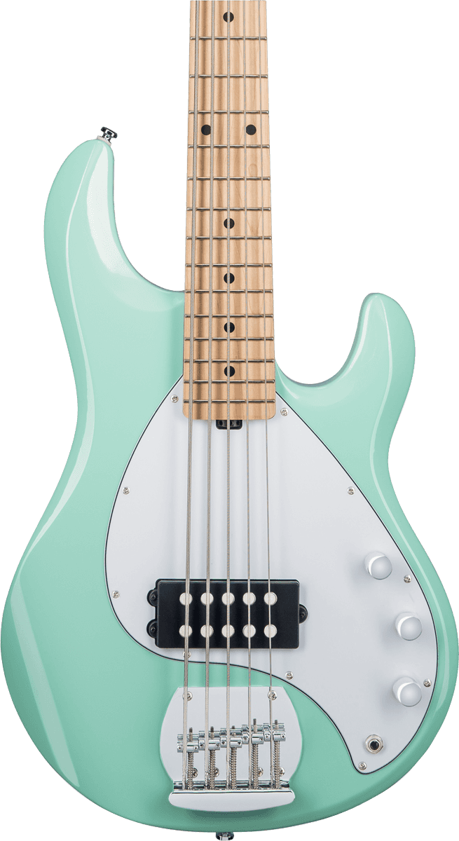 Basse STERLING BY MUSIC MAN - RAY5-MG-M1 Stingray5 - 5 cordes Mint Green
