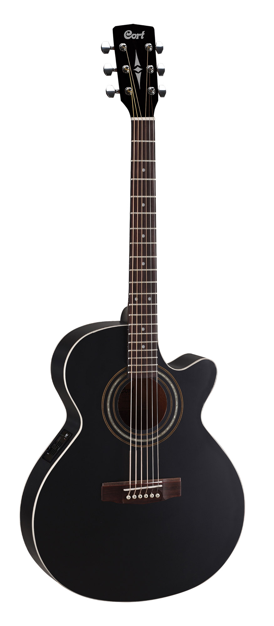 GUITARE CORT SFX-ME NOIR SATINE