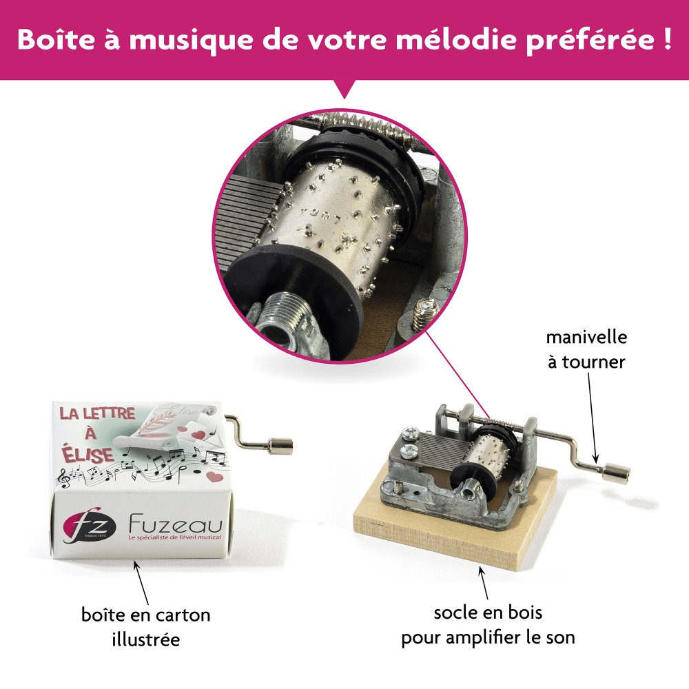 Fuzeau BOITE A MUSIQUE - La lettre à Elise