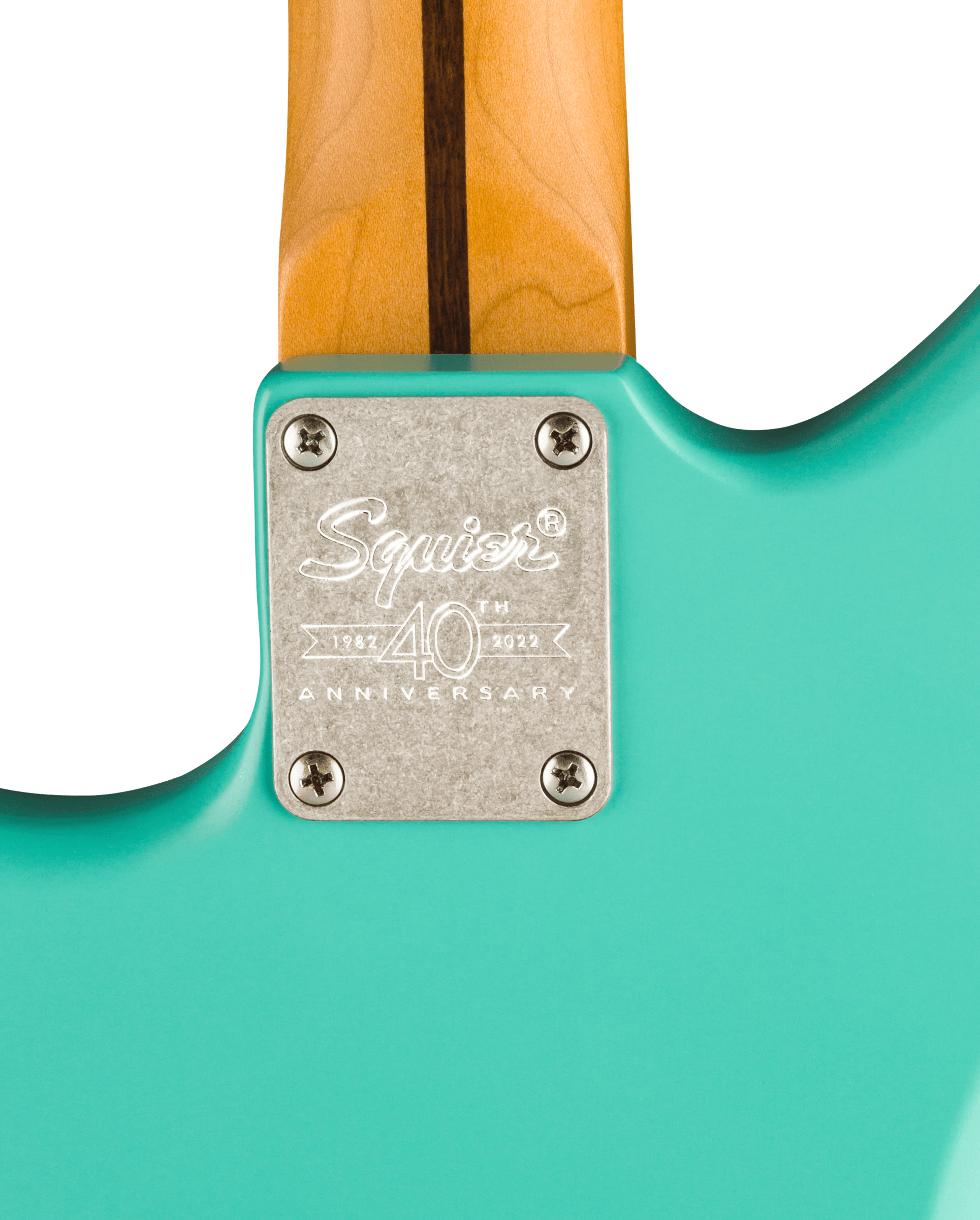 SQUIER 40TH ANNIVERSARY JAZZMASTER, VINTAGE EDITION SATIN SEAFOAM GREEN