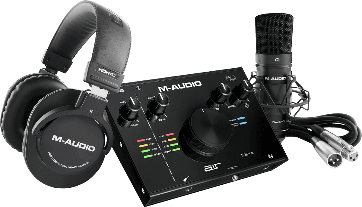 M-AUDIO - AIR192X4SPRO Pack interface + micro + casque