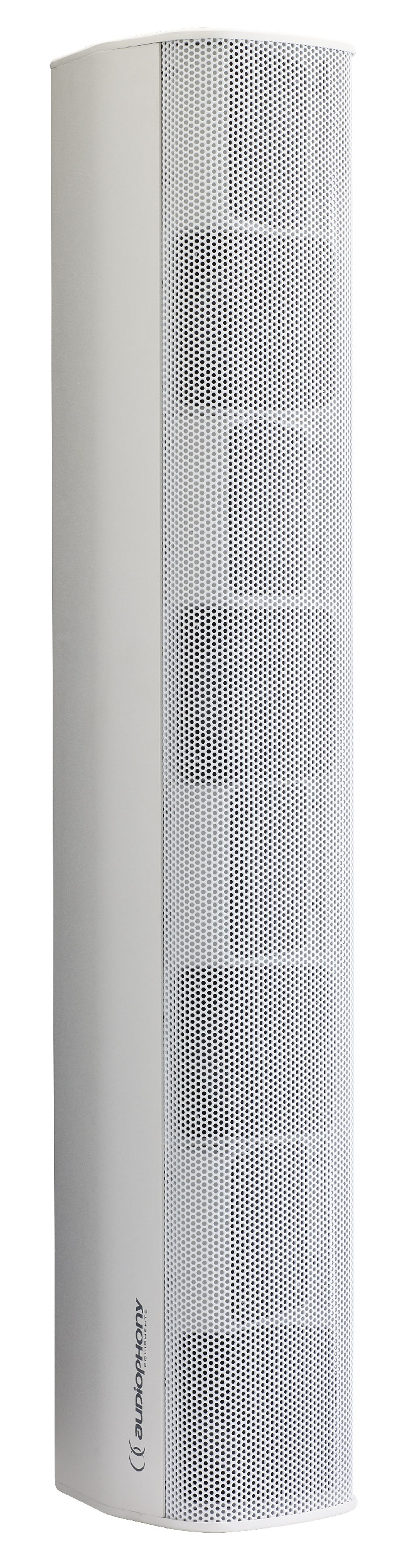 Audiophony - iLINE83w Colonne 160W sous 16 Ohms avec 8 haut-parleurs 3 pouces pour l\'installation - Blanche