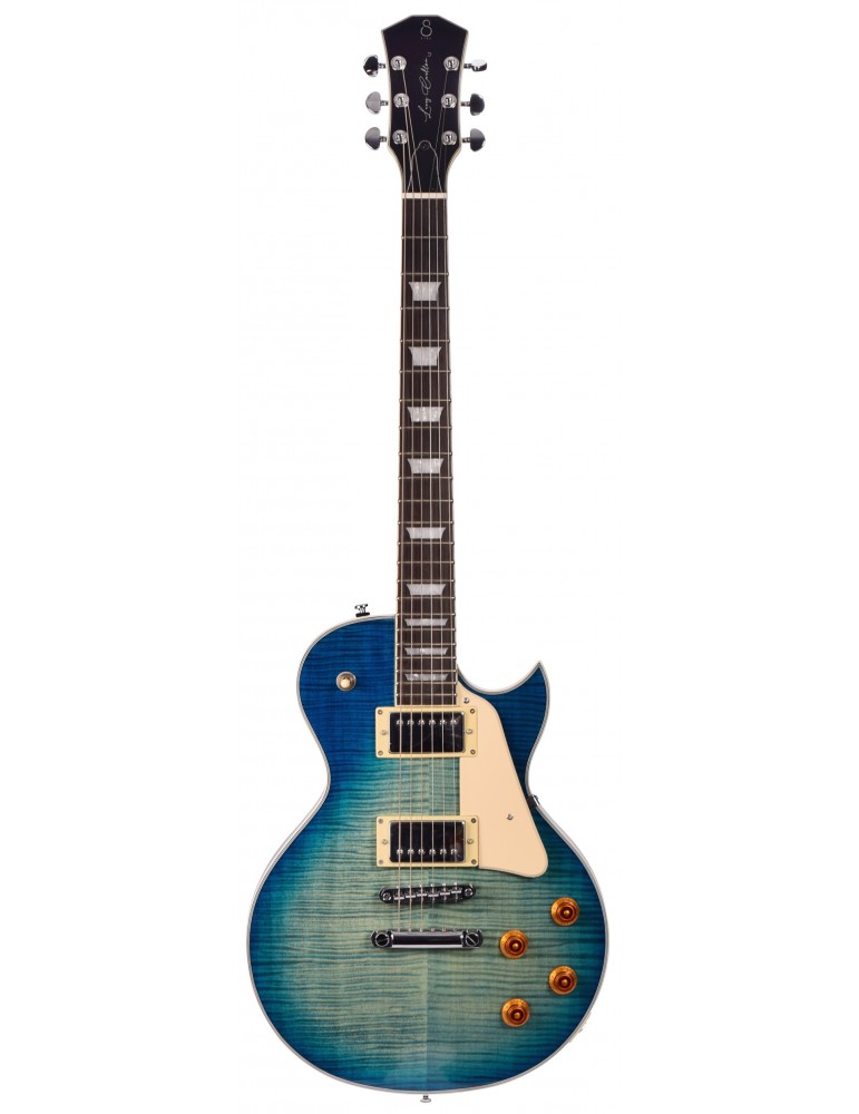 GUITARE ELECTRIQUE LARRY CARLTON L7 TRANS BLUE