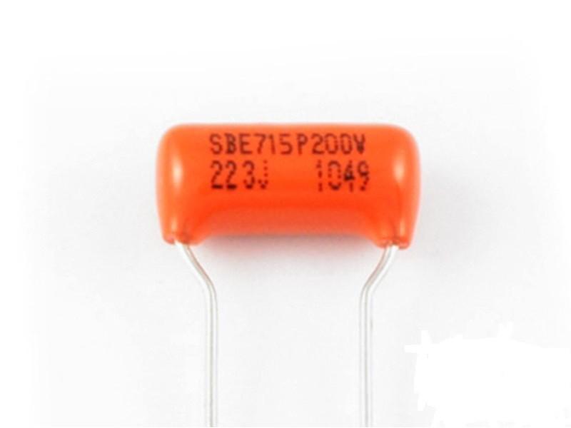 CAPACITORS SPRAGUE ORANGE DROP .022mfd 200 VOLTS