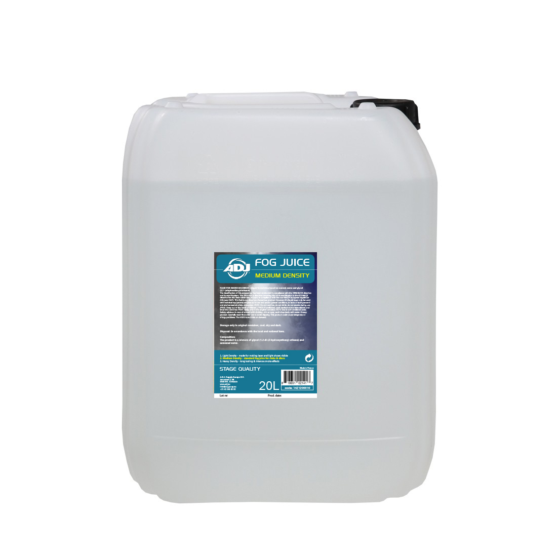 BIDON LIQUIDE FUMEE MOYENNE DENSITE 20L - ADJ