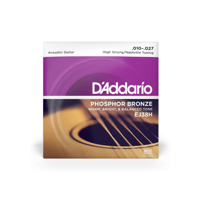 Cordes D\'Addario EJ38H Phosphore Bronze Nashville Tuning 10-27