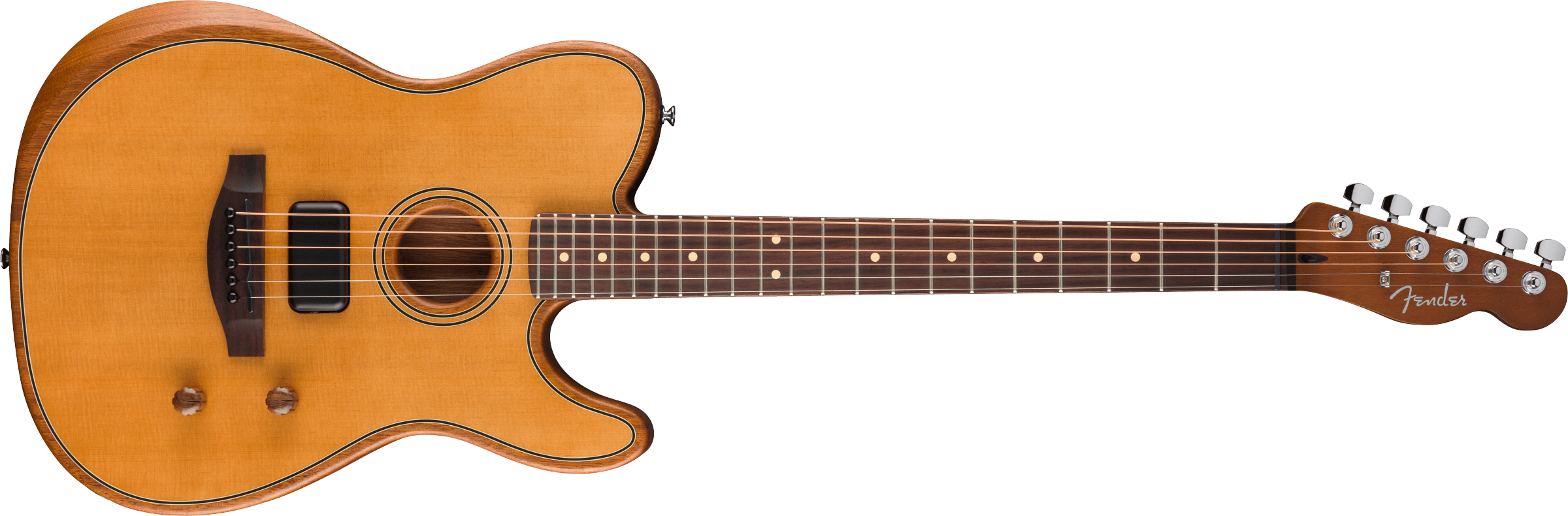 Guitare Fender Acoustasonic® Standard Telecaster®, Aged Natural