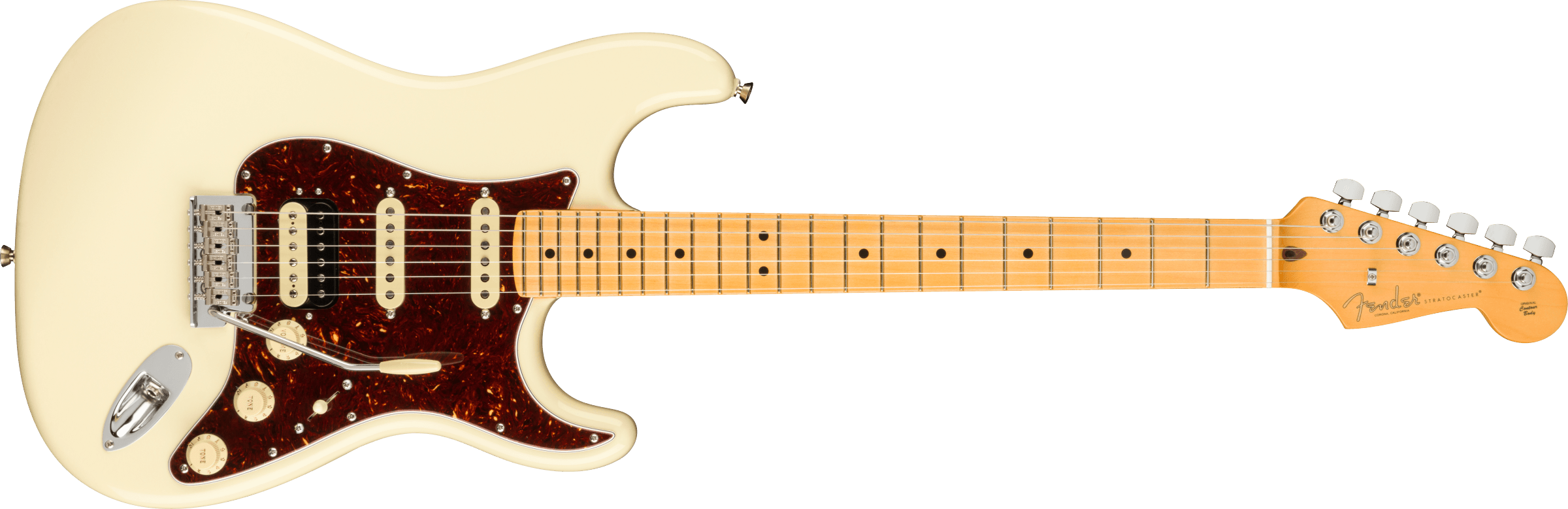 FENDER American Professional II Stratocaster® HSS, Maple Fingerboard, Olympic White